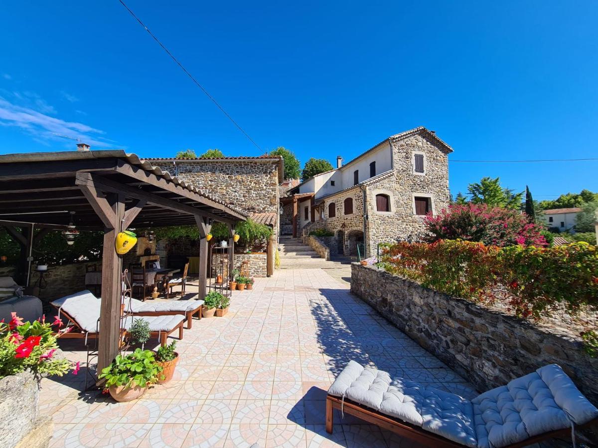 Mes Maisons Gardoises, Two Gites Sleeping 13 With Two Private Pools, Kids Room, Laundry, Disco, Free Wifi, Linen And Dog'S Are Welcome Gagnieres Экстерьер фото